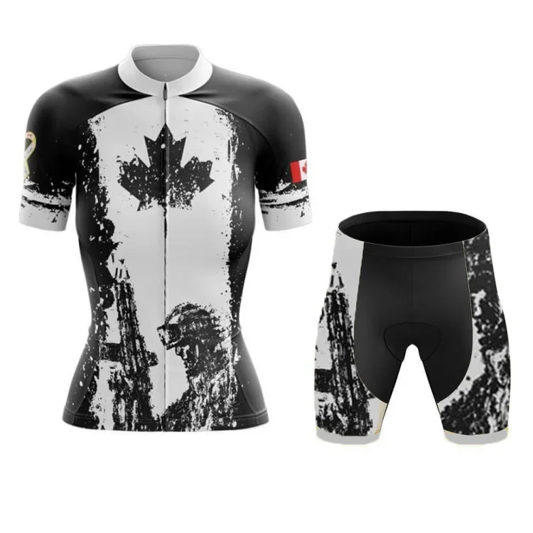 Canada Women's Short Sleeve Cycling Kit