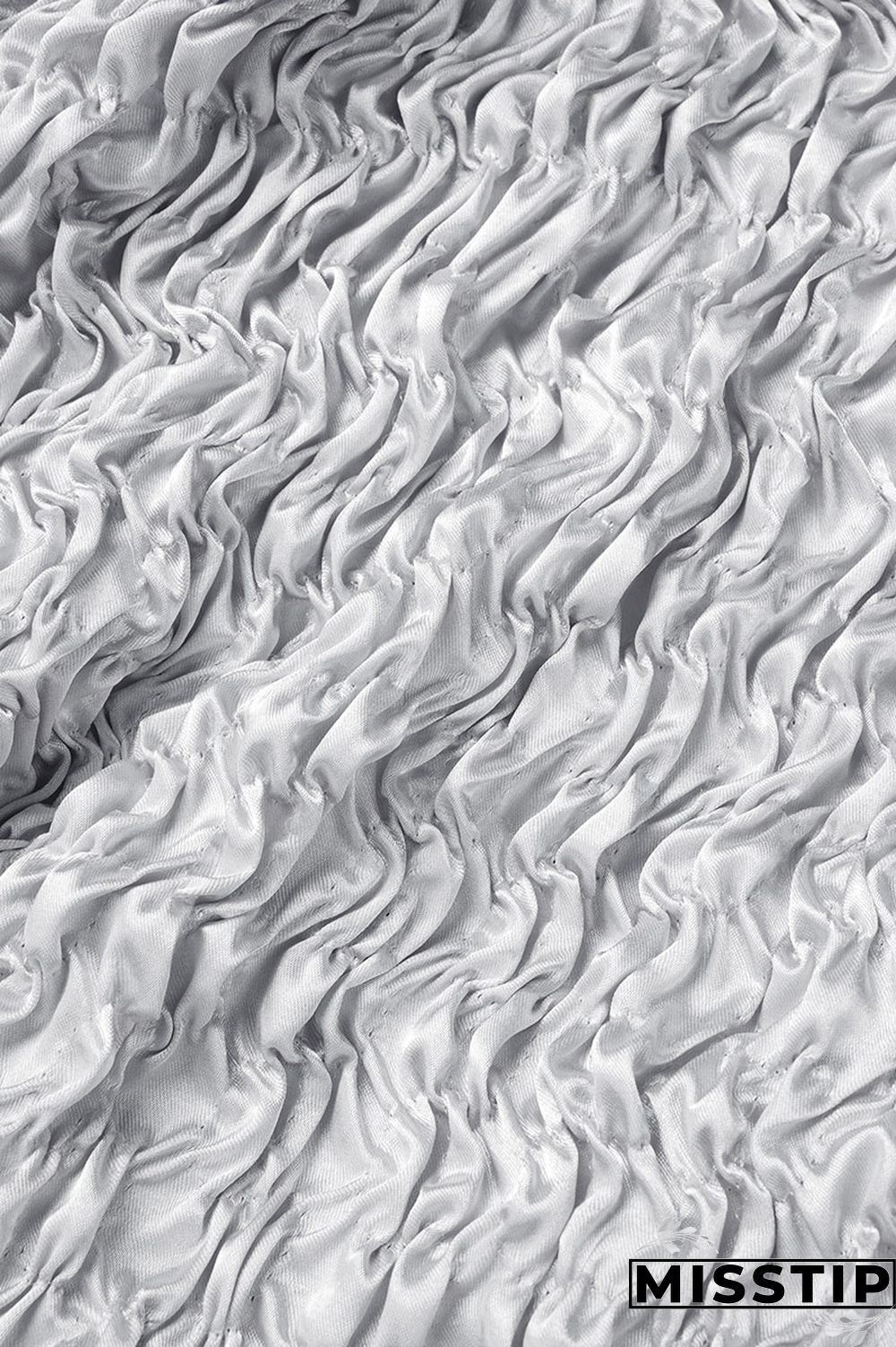 Black Street Solid Patchwork Fold High Waist Pencil Solid Color Bottoms