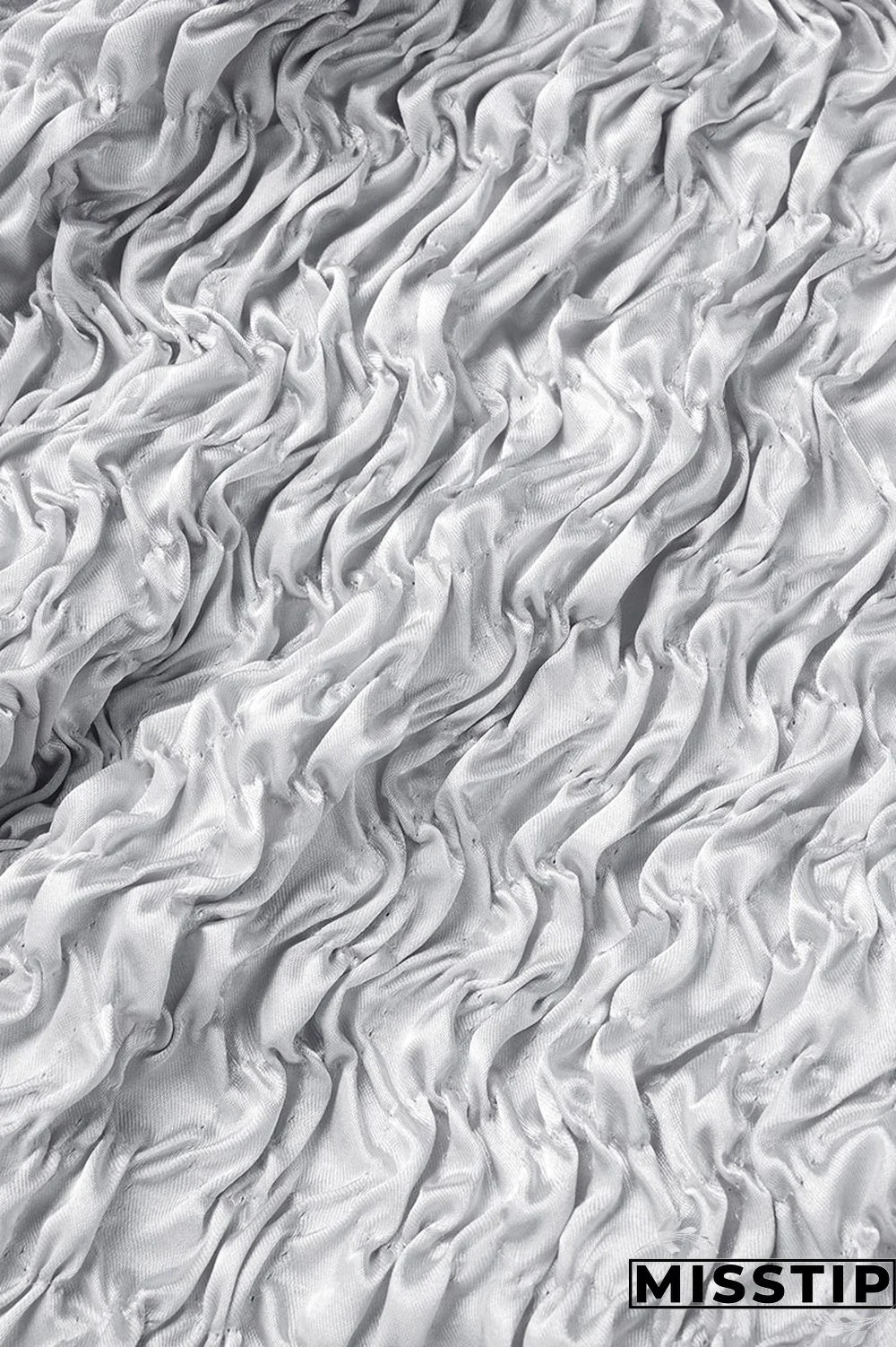 Black Street Solid Patchwork Fold High Waist Pencil Solid Color Bottoms