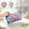 (25cm)Galaxy Pearl Rose DIY Diamond Painting PU Tissue Holder Box