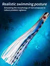 Fishing Trolling Lure Copper Head Octopus Squid Skirt Bait Seawater Fishing Lure