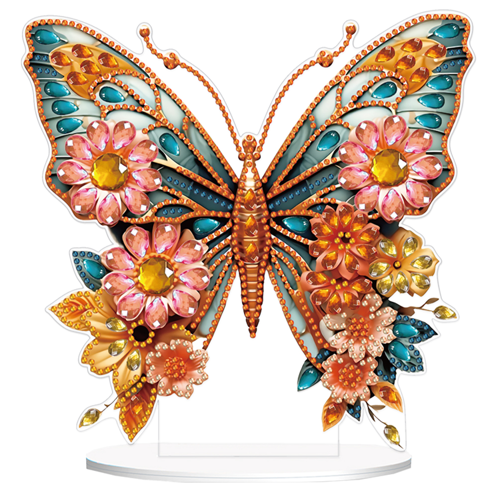 Acrylic Special Shape Butterfly Diamond Painting Desktop Ornaments for Home