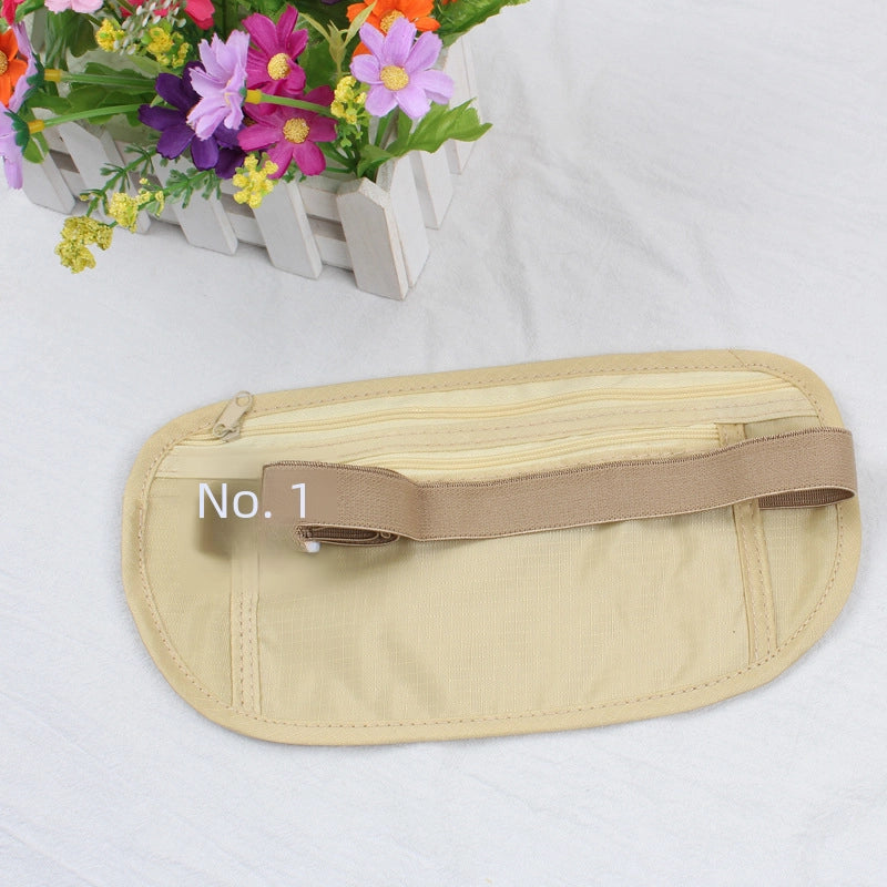 Outdoor Mobile Phone Sports Waist Bag Close-fitting Running Sports Bag Anti-theft Waist Bag Invisible Mobile Phone Bag