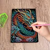 50 Seiten A5 Drache - 5D DIY Basteln Notizbuch