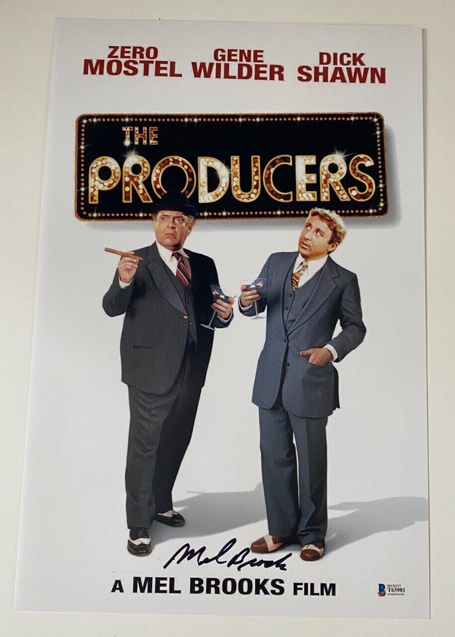 Mel Brooks Signed Autographed 11x17 Photo Poster painting Movie Poster THE PRODUCERS Beckett COA