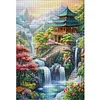 Summer Town-11CT Stamped Cross Stitch 50*70cm/19.69*27.56in(Big Size) tapestrymarket