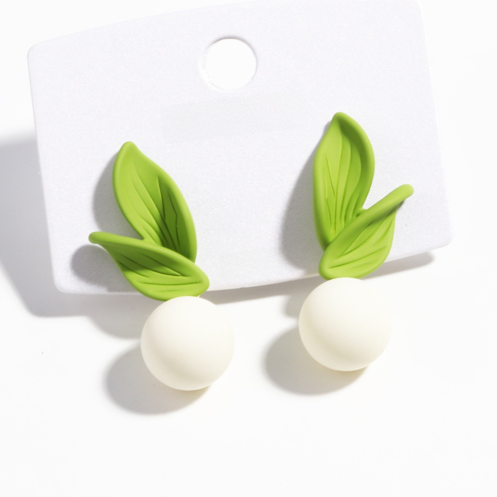 Moderate Luxury Irregular Circle Geometric Plastic Stud Earrings