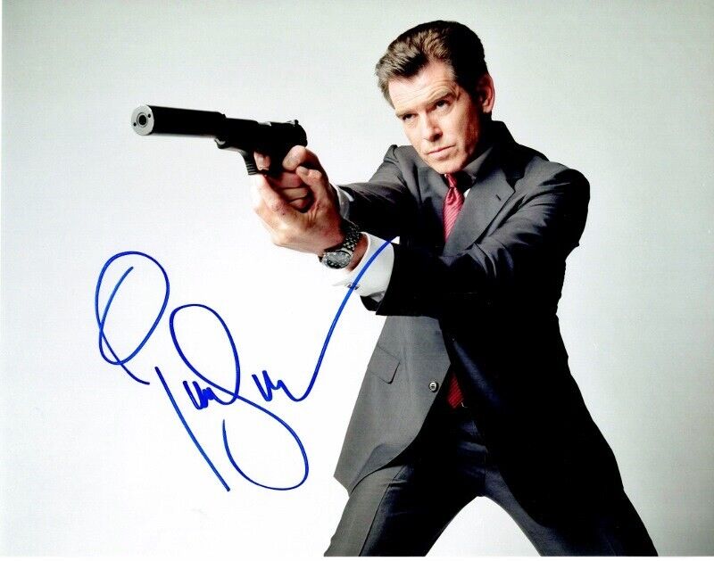 Pierce Brosnan Signed - Autographed 007 James Bond 11x14 inch Photo Poster painting -9