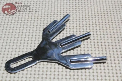 Dronehint Vintage Style 3 Post Parade Mini Flag Holder Parade Show Motorcycle Car Truck (For: GMC) Parts