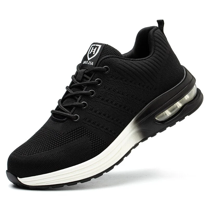 Fashion Men Safety Shoes Work Sneakers Steel Toe Shoes Women Work Boots Anti-puncture Indestructible Man Sefety Boots Male Shoes