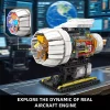 Aircraft Mechanical Engine Building Block Toys