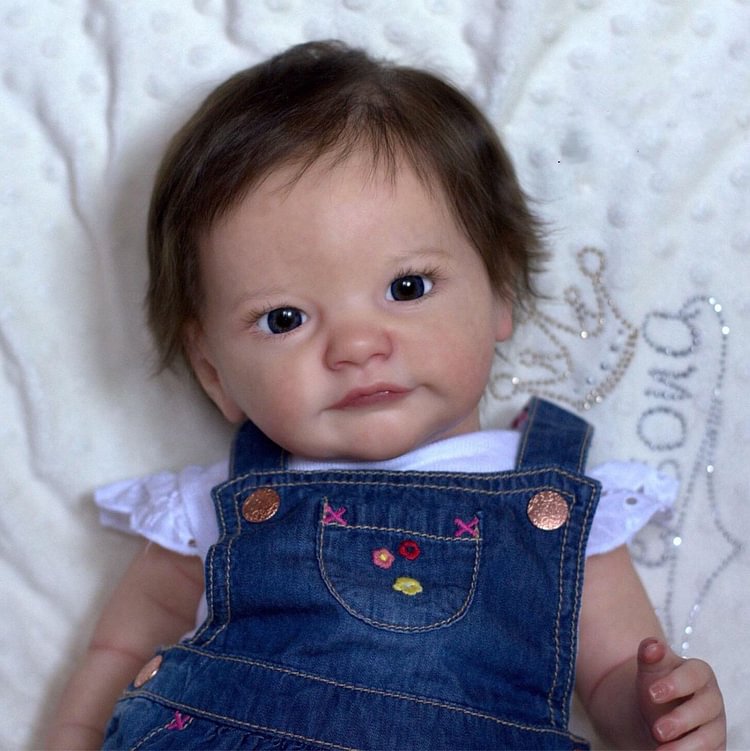  22" Eyes Opened Lifelike Handmade Reborn Toddlers Baby Girl Doll Nicola - Reborndollsshop.com®-Reborndollsshop®