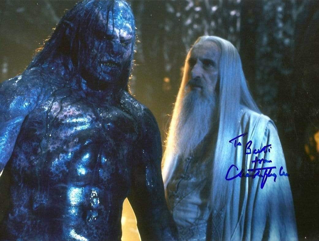 Christopher Lee ACTOR - Lord of the Rings - Saruman autograph, signed Photo Poster painting