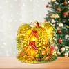 (US Local)Double Sided Special Shape Durian House Diamond Painting LED Light Ornaments