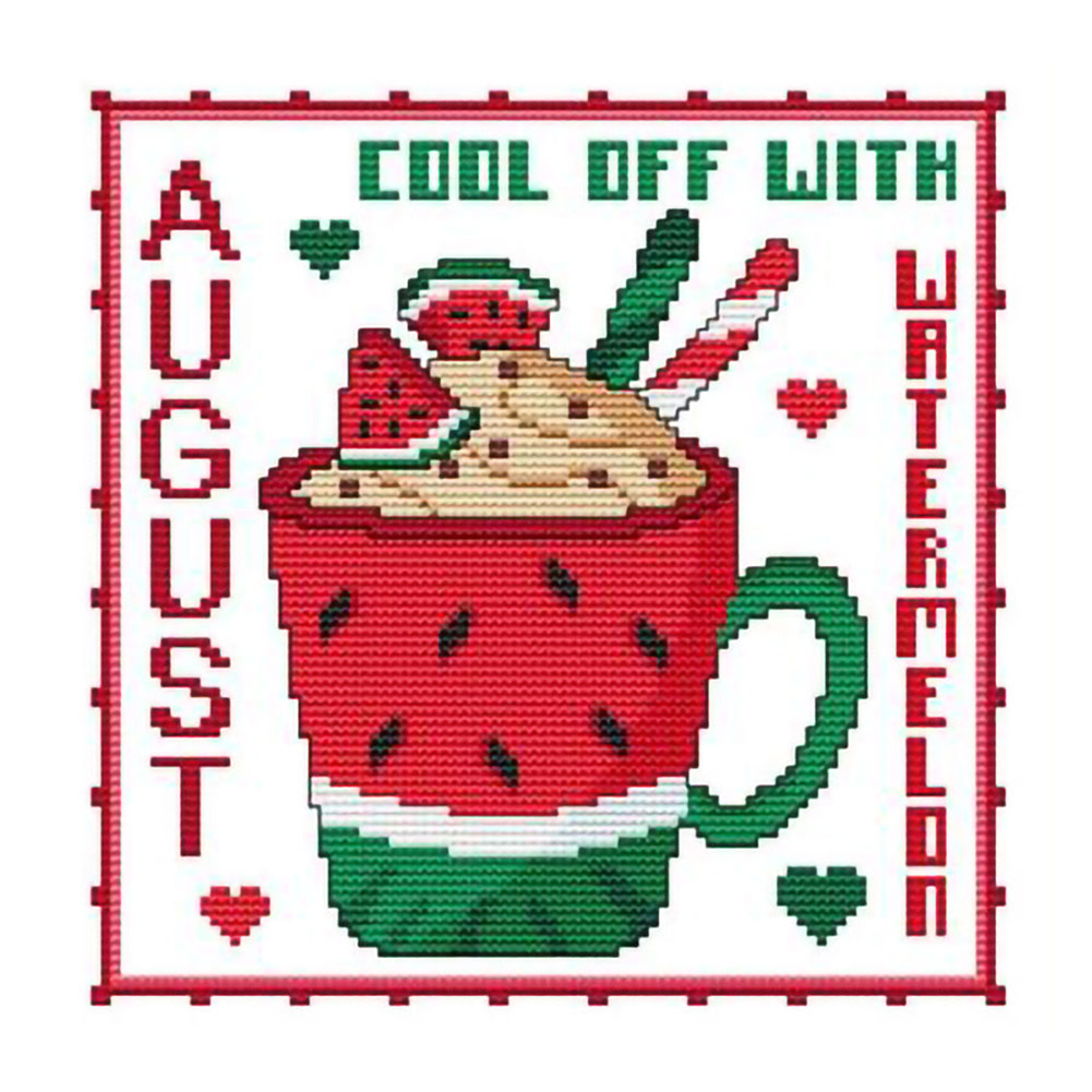

Cup - 11CT Stamped Cross Stitch - 36*36CM, 501 Original