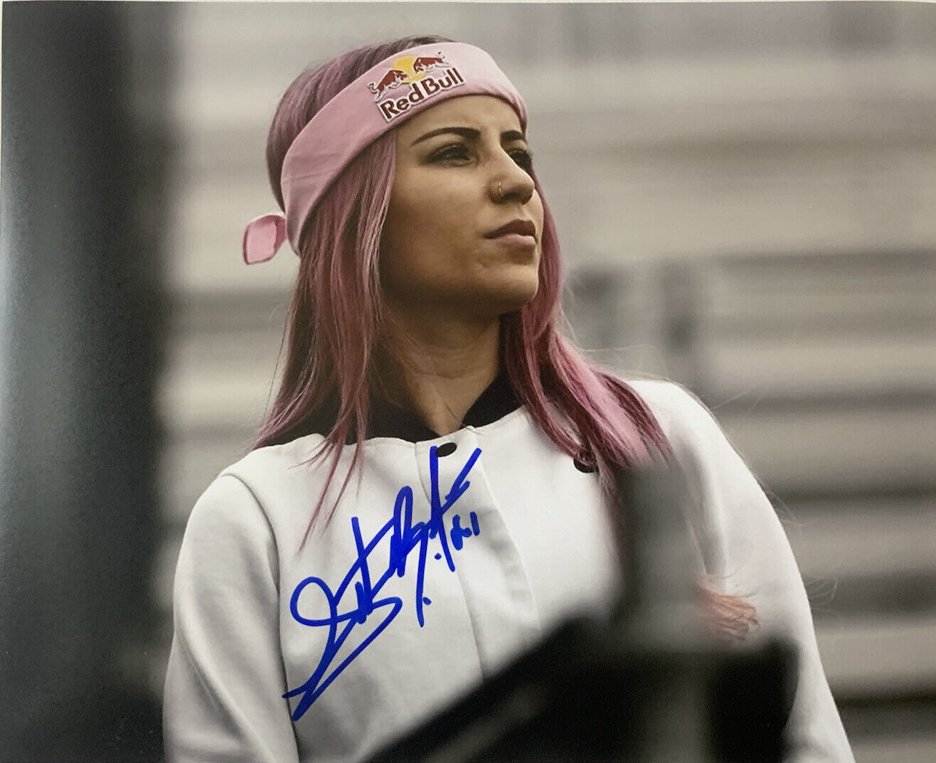 LETICIA BUFONI HAND SIGNED 8x10 Photo Poster painting OLYMPICS SKATEBOARDER AUTOGRAPH COA