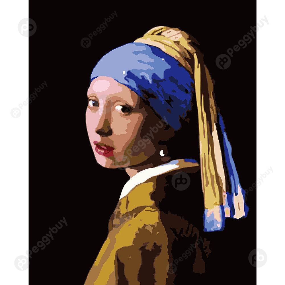

40*50CM Paint By Numbers-Look Back Lady, 501 Original