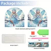 Acrylic Napkin Holder Diamond Painting Kit for Home Table Decor (Blue Elf Girl)