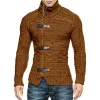 Men's Turtleneck Button Down Sweater