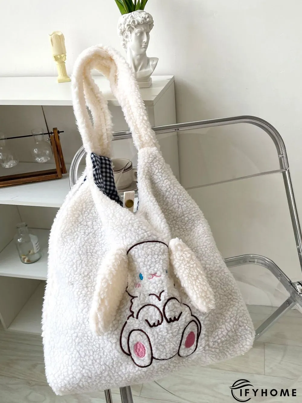 Plush New Year Cute Rabbit Shoulder Bag | IFYHOME
