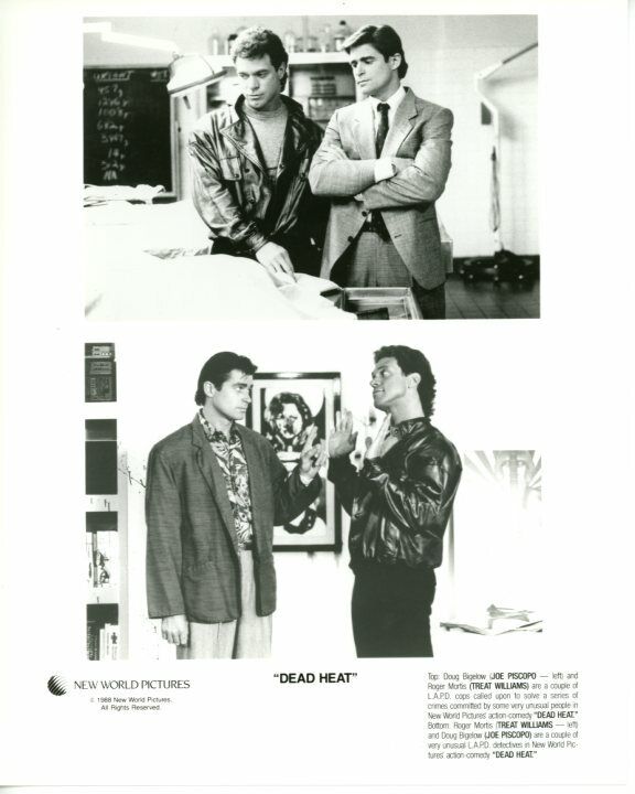 Joe Piscopo Treat Williams Dead Heat Original Press 8X10 Photo Poster painting