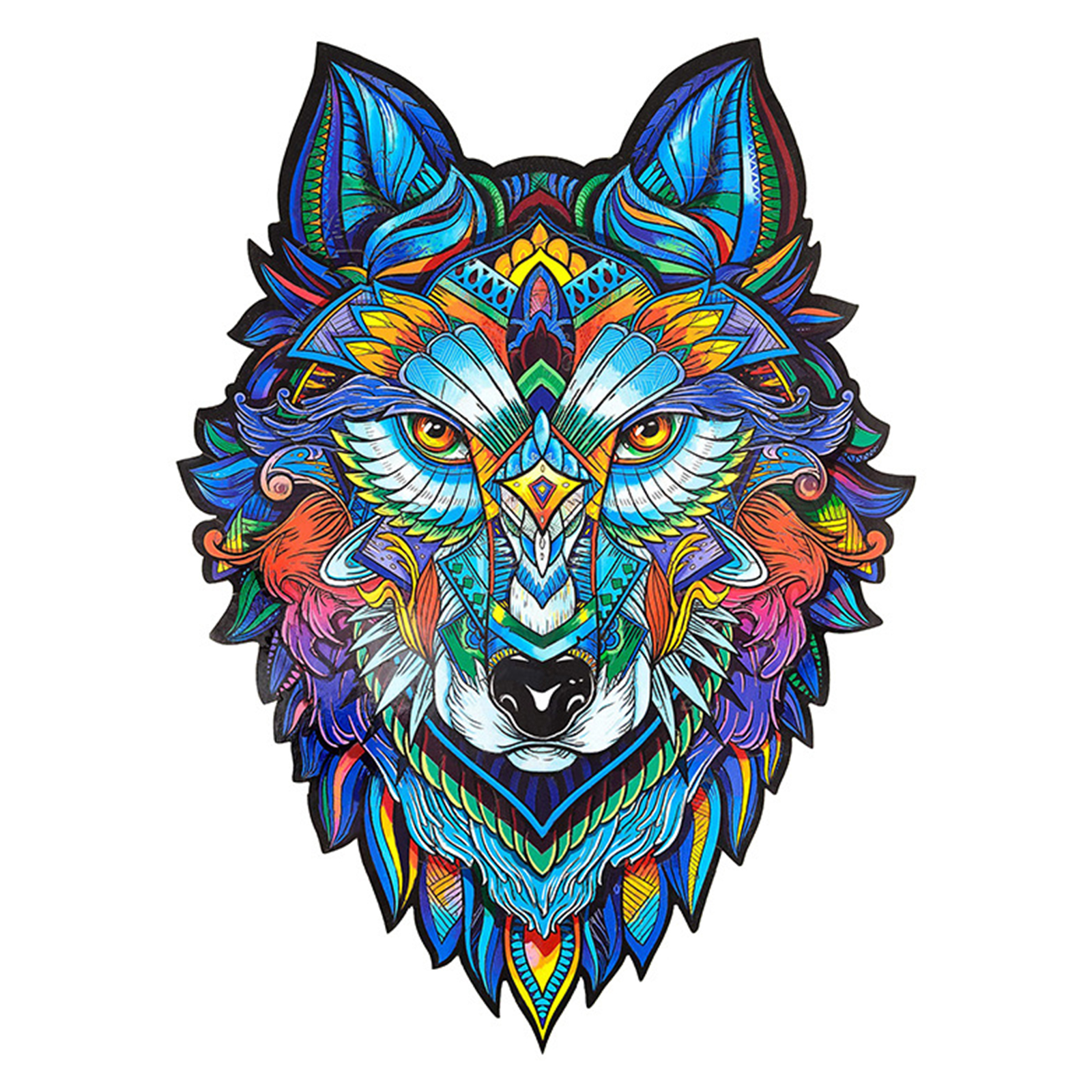 

Wooden Wolf - Special Shaped Jigsaw Puzzle - 27*18CM, 501 Original