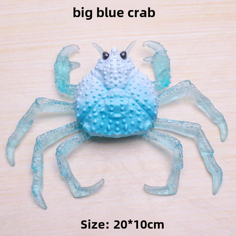 Simulation Of Marine Animals Underwater World Soft Glue Octopus Crab Model Vent Decompression Stretch Children’s Toys