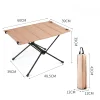 Ultra Lightweight Outdoor Folding Egg Roll Table Camping Portable Dining Table Tactical Field Table