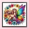 Butterfly Fairy-11CT Stamped Cross Stitch 45*45cm/17.72*17.72in