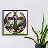 Diamond Painting-DIY Full Round Drill Stained Glass Cross