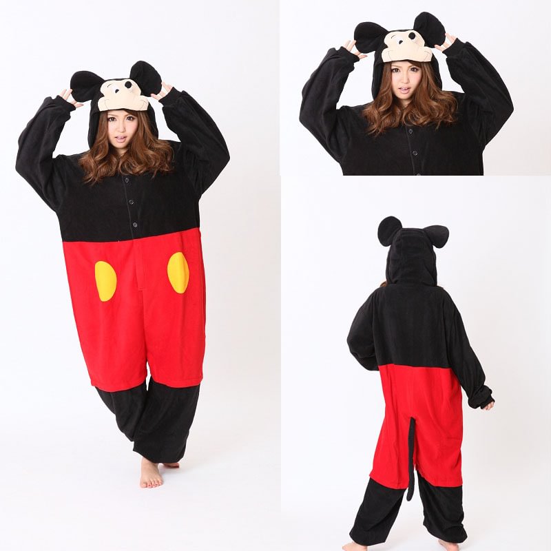 Mickey Mouse Animal Onesies Pajamas Adult kigurumi Costum-Pajamasbuy