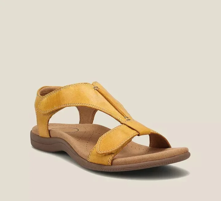 Wedge Orthopedic Leather Sandals  ( Buy 2 Free Shipping )