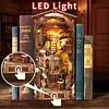 Magic World - DIY Book Corner Kit 3D Assembling Night Light Wooden Book Stand Jigsaw Puzzle