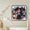 Diamond Painting-DIY Square Part AB Drill Cowboy(45*45CM)