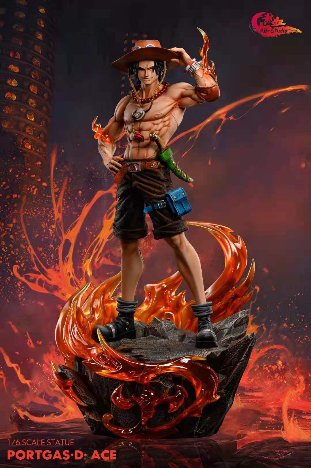 【Pre-order】Hot Blood Studio / HB Studio - Portgas D Ace [1/6 Scale / 1/4 Scale] Regular price