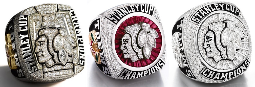 NHL 2015 Chicago Blackhawks Stanley Cup Championship Replica Ring