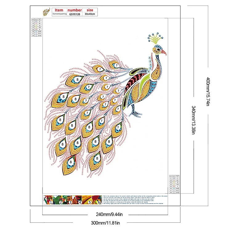 Peacocks in Love-Partial, 5D Diamond Painting Kits