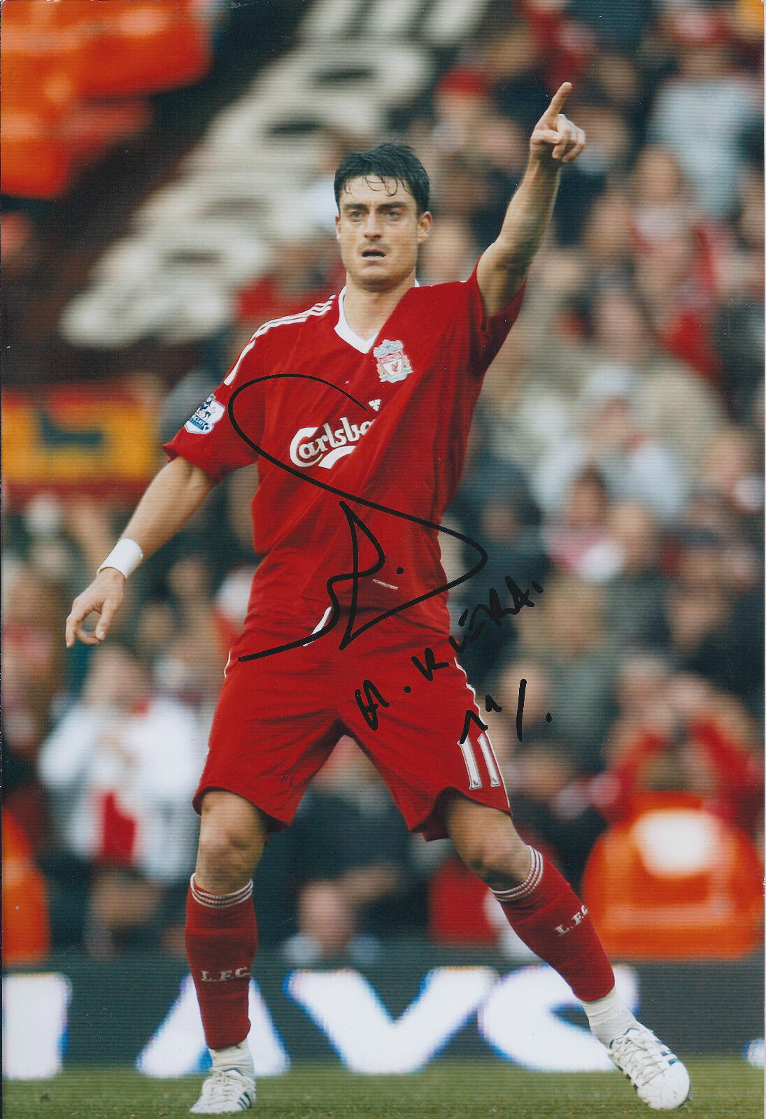 Albert RIERA Ortega SIGNED COA Autograph 12x8 Photo Poster painting AFTAL Liverpool Genuine