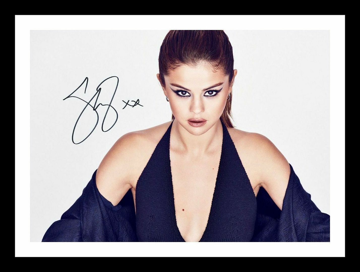 Selena Gomez Autograph Signed & Framed Photo Poster painting 19