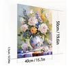 Vase-DIY-Perlen-Malset f&uuml;r Erwachsene &ndash; Geschenk f&uuml;r die Wanddekoration 40x50 cm mit Rahmen