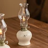 Hand-Painted Ceramic Butter Lamp, Tea Space Candle Lamp, Lighting, Outdoor Camping Atmosphere Lamp