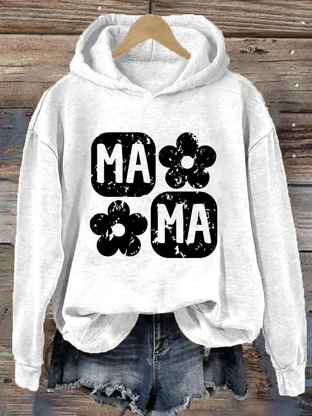 Checker Mama Hoodie