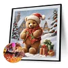 Diamond Painting-DIY Full Round Drill Christmas Bear