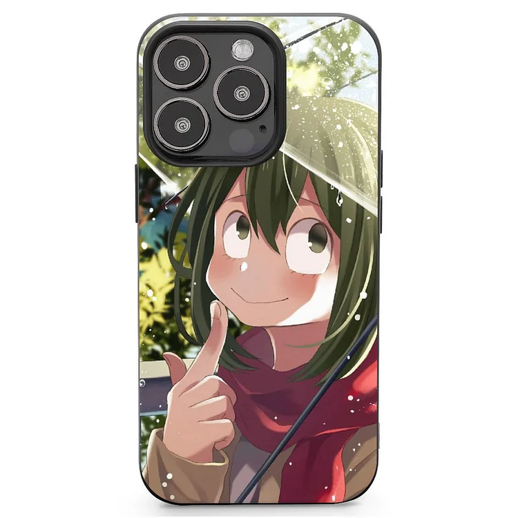 Tsuyu Asui Anime My Hero Academia Phone Case Mobile Phone Shell IPhone 13 and iPhone14 Pro Max and IPhone 15 Plus Case - Heather Prints Shirts