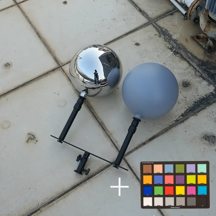 25CM VFX BALL Chrome & Grey  ball kit BR25Pro