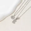 ✨2 Pack - Initial Letter Pendant Necklaces