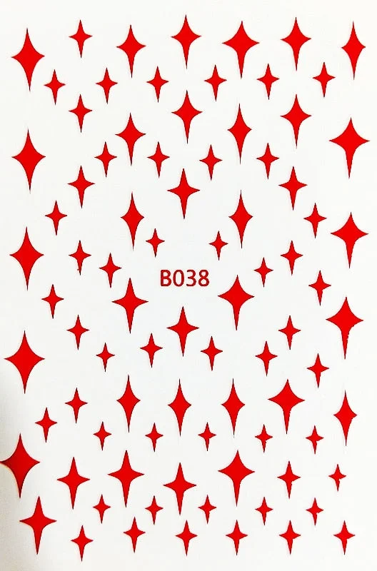 DIY Nail Art Stickers Star Light Manicure Design Accessories Back Glue Decoration Foil Nail Art Decor Designer Nail Stickers-Nail Inspo