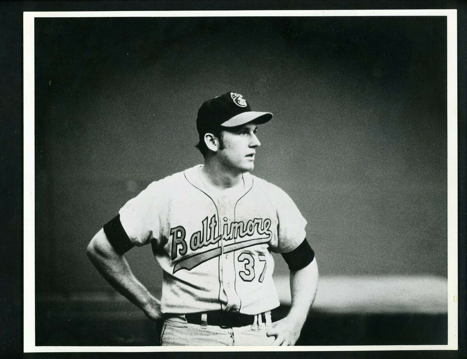 Terry Crowley 1972 Press Original Photo Poster painting Baltimore Orioles