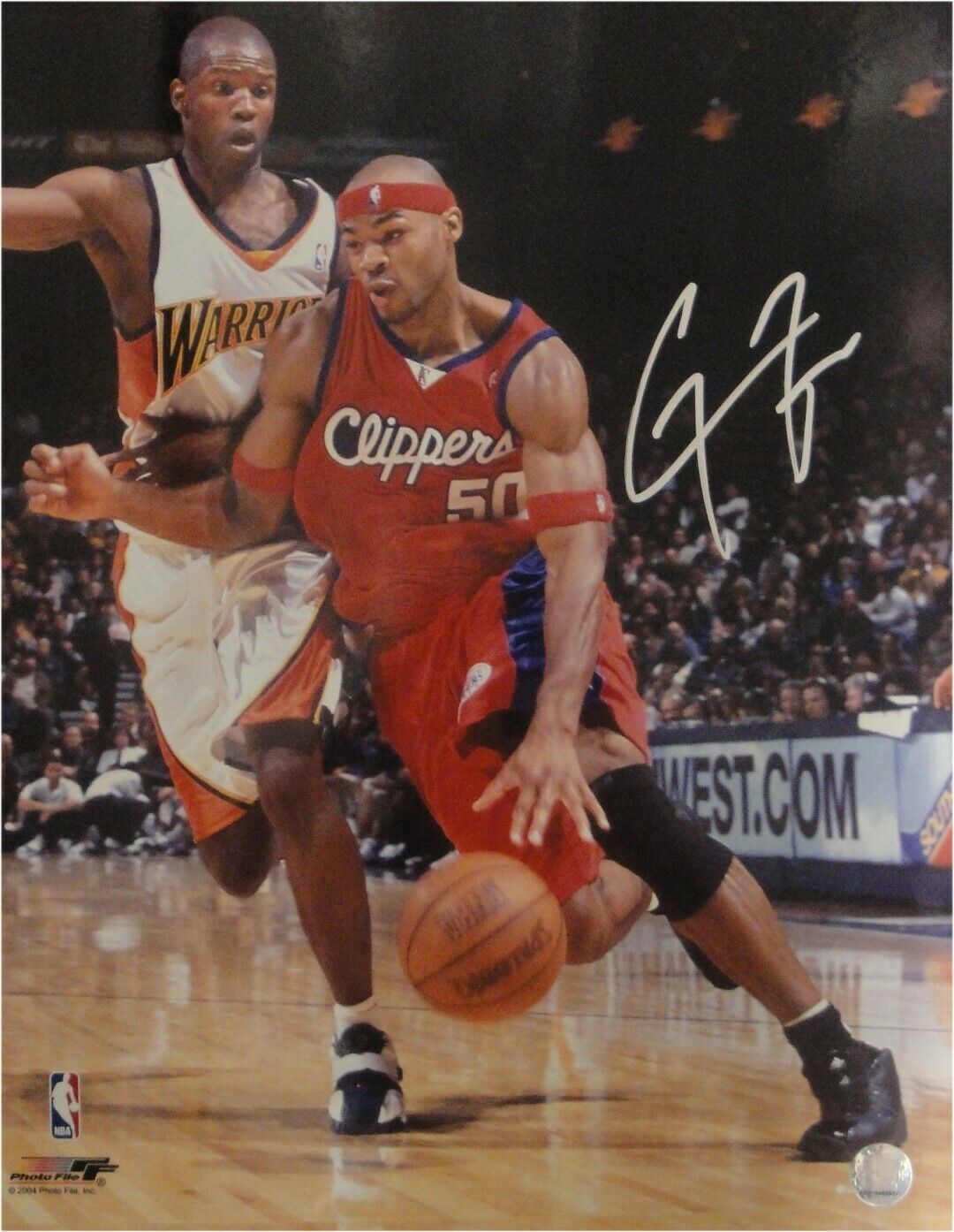 Corey Maggette Signed Autographed 16x20 Photo Poster painting Los Angeles Clippers Dribble Ball