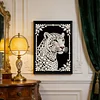 Diamond Painting-DIY Special Shaped Drill Pearl Painting Cheetah(30x40cm)